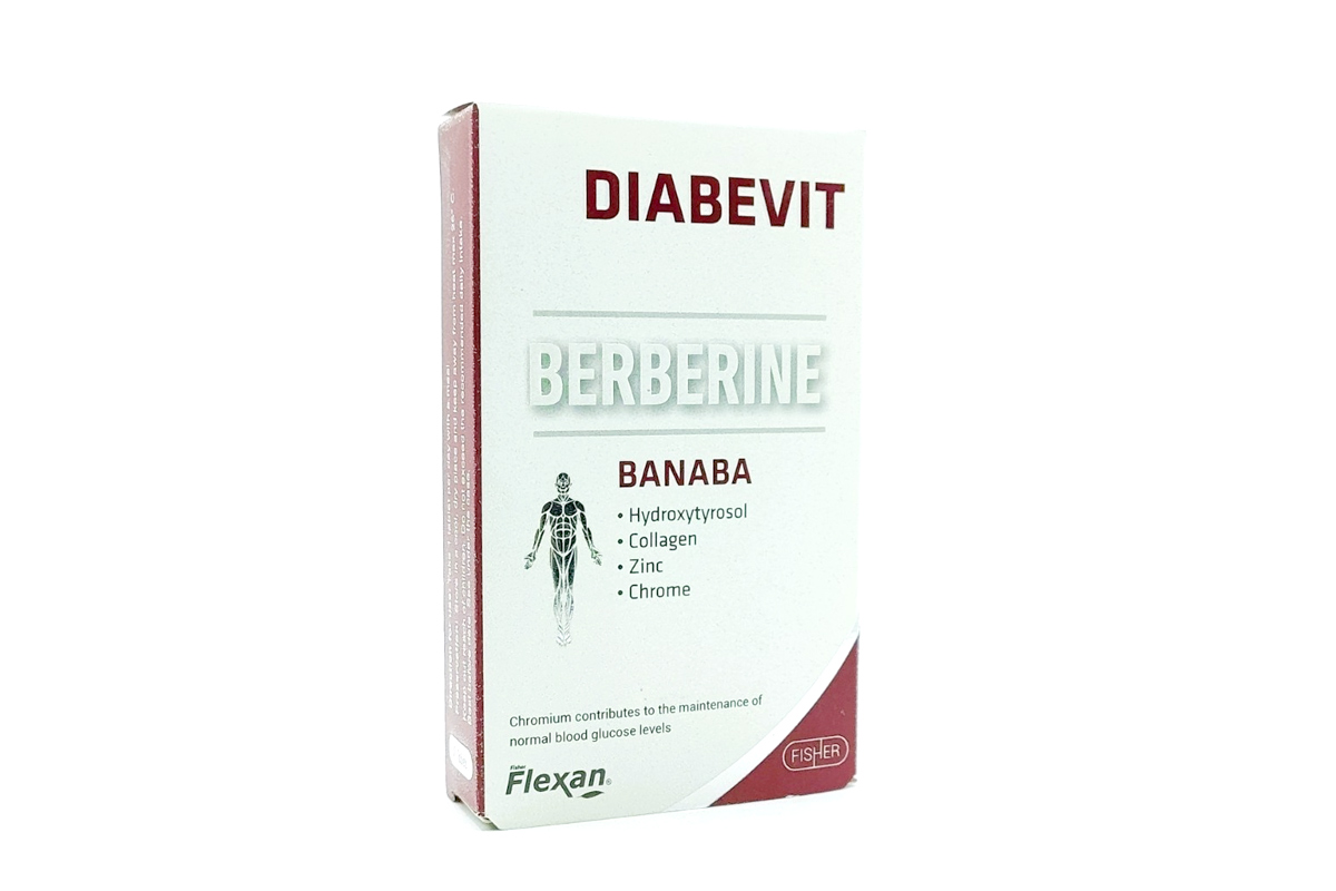 diabevit.jpg قرص دیابویت فلکسان 30 عددی - Image 1